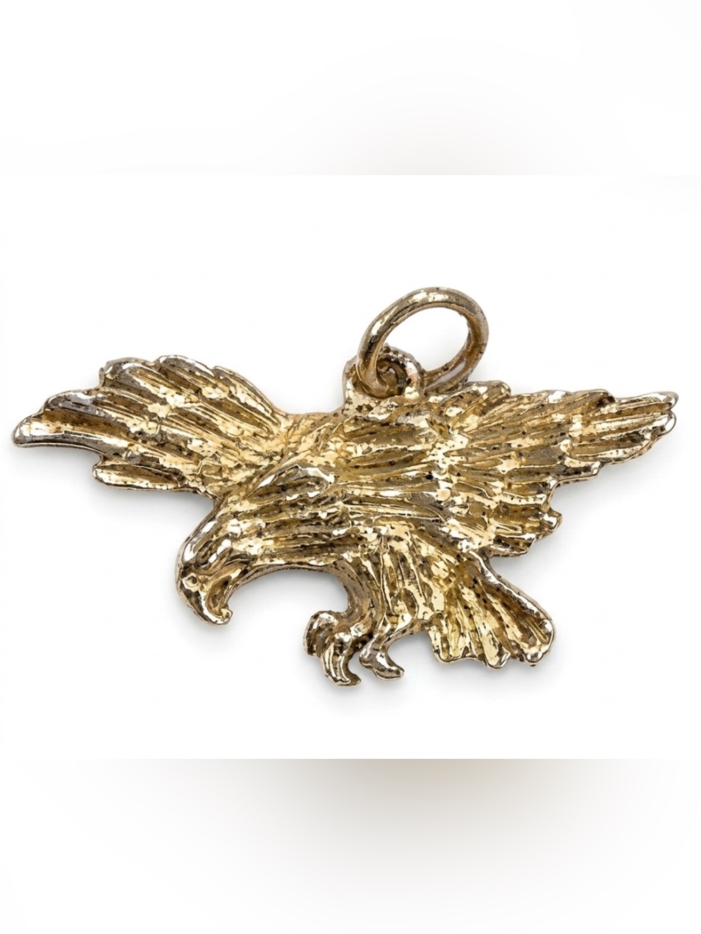 Vintage Authentic 14k American Gold Eagle necklace pendant